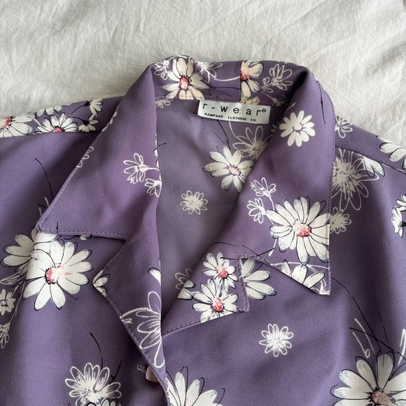 Vintage r-wear Button Down Top - Picture 4 of 4